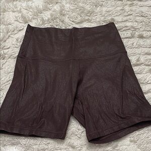 Lululemon Align Ribbed Shine Biker Short
